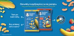 GERBER Snacks kukuričné chrumky 28 g, 7+