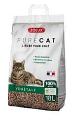 Zolux Podstielka PURECAT Wooden Pellets 18l