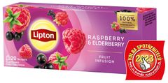 Ovocný čaj Lipton -čierny bez, 20x 1,7 g