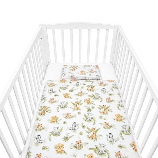 NEW BABY 2-dielne posteľné obliečky 100/135 cm Jungle
