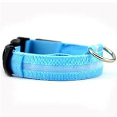 IZMAEL Svietiaci obojok pre psa s USB nabíjaním-Modrá/M KP30734