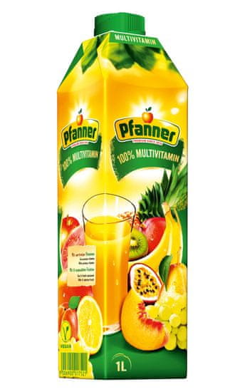 Džús Pfanner - multivitamín, 1 l