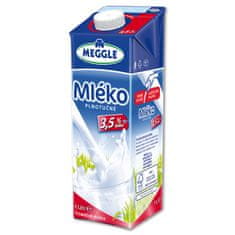 Trvanlivé mlieko Meggle, plnotučné 3,5%, 1 l