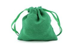 Darčekové vrecúško 8x8 cm textilné - zelená