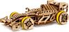 Wooden city 3D puzzle Pretekárske auto Bolid 108 dielikov