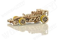 Wooden city 3D puzzle Pretekárske auto Bolid 108 dielikov