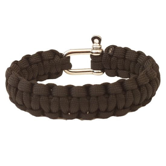 Highlander Náramok Highlander Paracord (kovová spona) čierny