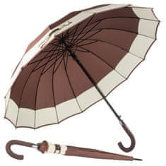 Sobex Elegantný veľký vládny dáždnik silný xxl protišmyková rukoväť automatický