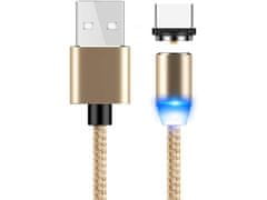 Sobex Magnetický nabíjací kábel 3v1 micro type-c usb lightning 1m