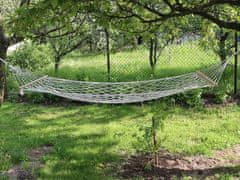 Sobex Záhradná šnúrová hojdacia sieť s hojdacím rámom