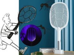 Sobex Elektrická plácačka na muchy vrecko na hmyz uv lampa