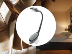 Sobex Led clip-on lampa na čítanie kníh flexibilná