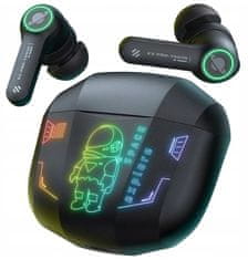 Onikuma T36 TWS RGB Gaming Wireless Bluetooth Earbuds Black