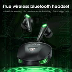 Onikuma T308 TWS Wireless Bluetooth Earbuds Black