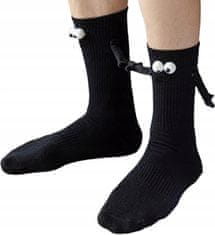 Korbi Čierne magnetické ponožky veľkosti 35-43