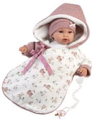 Llorens 63650 New Born - realistická bábika bábätko so zvukmi a mäkkým látkovým telom - 36 cm