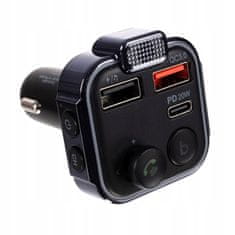 Northix Vysielač Bluetooth s nabíjačkou do auta 12 V / 24 V 