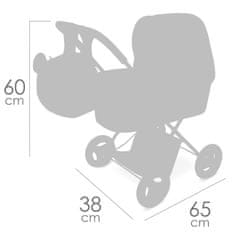 DeCuevas 85079 Skladací kočík pre bábiky s batôžkom KOALA 2024 - 60 cm