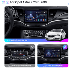 Junsun Autorádio Opel Astra J 2010 - 2014 Tesla Style - veľký dotykový displej rádia Opel Astra J, GPS navigácia, Bluetooth, WiFi, bezplatná parkovacia kamera, USB, mikrofón (Vauxhall Astra J)