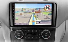 Junsun 2GB Autorádio pre Mercedes Benz M-Class W164 GL-Class X164 ML GL Android GPS Navigácia Mercedes ML M-Class W164 GL Class X164 s Bluetooth, WiFi, USB