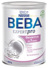 BEBA EXPERTpro SENSITIVE mliečna výživa pre malé deti, od ukončeného 1. roku, 800 g