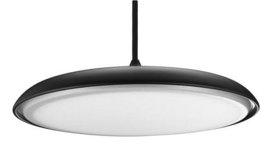 AZZARDO LED Závesné svietidlo AZzardo Saturnia 40 3000K black AZ2753 30W 1800lm 3000K IP20 40cm čierne