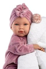 Llorens 74118 New Born - realistická bábika bábätko so zvukmi a mäkkým látkovým telom - 42 cm
