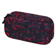 BAAGL 3 SET Core Red Polygon: batoh, peračník, vrecko