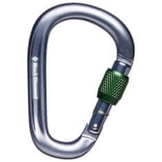 Black Diamond Karabína Black Diamond PEARLOCK SCREWGATE CARABINER Gray