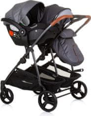 Chipolino Autosedačka Duo Smart i-Size 40-87cm, Silver Grey