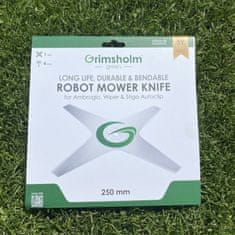 Grimsholm Náhradný 25cm nôž pre robotické kosačky Wiper C,K,KS, Stiga Autoclip a Ambrogio L30-85