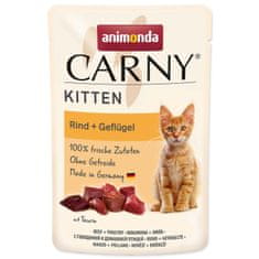 Animonda Kapsička Carny Kitten hydinový koktail 85g