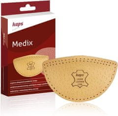 Kaps Medix kožené ortopedické pohodlné polovložky do topánok veľkosť 35/37