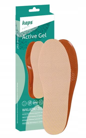 Kaps Active Gel gélové pohodlné anatomické vložky do topánok