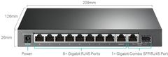 TP-LINK TL-SG1210MPE Gigabit Easy Smart Switch 10× Gigabit LAN 1x SFP PoE 123W