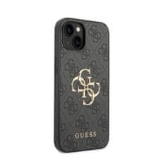 Guess Guess 4G Big Metal Logo - puzdro na iPhone 15 / 14 / 13 (sivé)