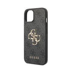 Guess Guess 4G Big Metal Logo - puzdro na iPhone 15 / 14 / 13 (sivé)