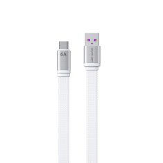 shumee WEKOME WDC-156 King Kong 2. gen. – USB-A na USB-C 6A prepojovací kábel na rýchle nabíjanie 1,3 m (biely)