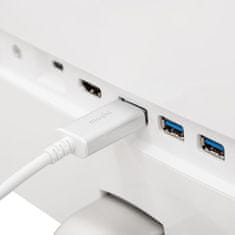 Moshi Kábel Moshi USB-C na DisplayPort - hliníkový adaptér z USB-C na DisplayPort 5K/60fps (strieborný)