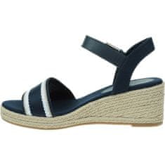 Tommy Hilfiger Sandále tmavomodrá 39 EU Webbing Wedge