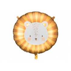 PartyDeco Fóliový balón Lev, 70x67 cm