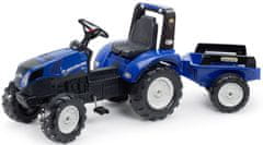 Falk FALK Šlapací traktor 3090B - New Holland T8 s přívěsem