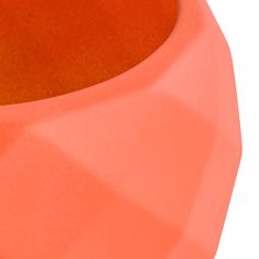 botle Keramický kvetináč oranžový 18,5 cm H17 cm matný