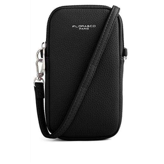 FLORA & CO Dámska crossbody kabelka 3638 noir