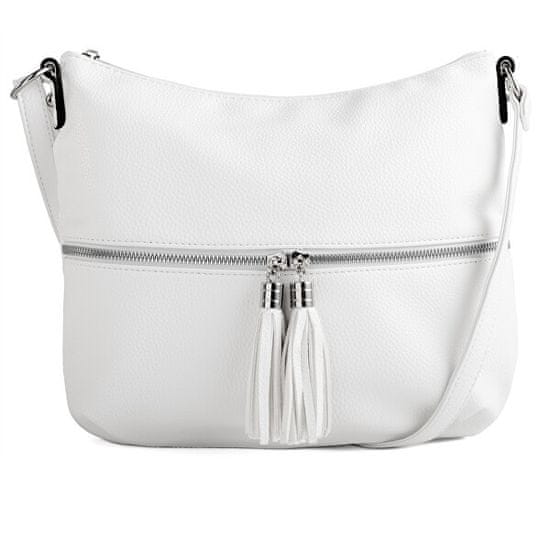 FLORA & CO Dámska crossbody kabelka 9046 blanc