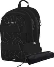 Oxybag Študentský batoh + etue OXY Sport Font White