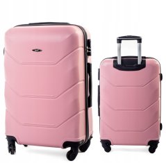 TopKing Cestovný kufor ABS720/XXL, ružová