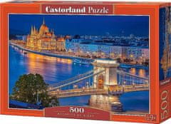 Castorland Puzzle Nočná Budapešť 500 dielikov