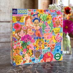 eeBoo Štvorcové puzzle Bohyňa a domáci miláčikovia 1000 dielikov