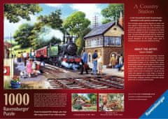 Ravensburger Puzzle Vlaková zastávka na vidieku 1000 dielikov